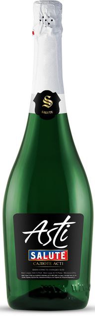 Напій винний ігристий Salute Asti солодке біле 10-13.5% 0.75 л 